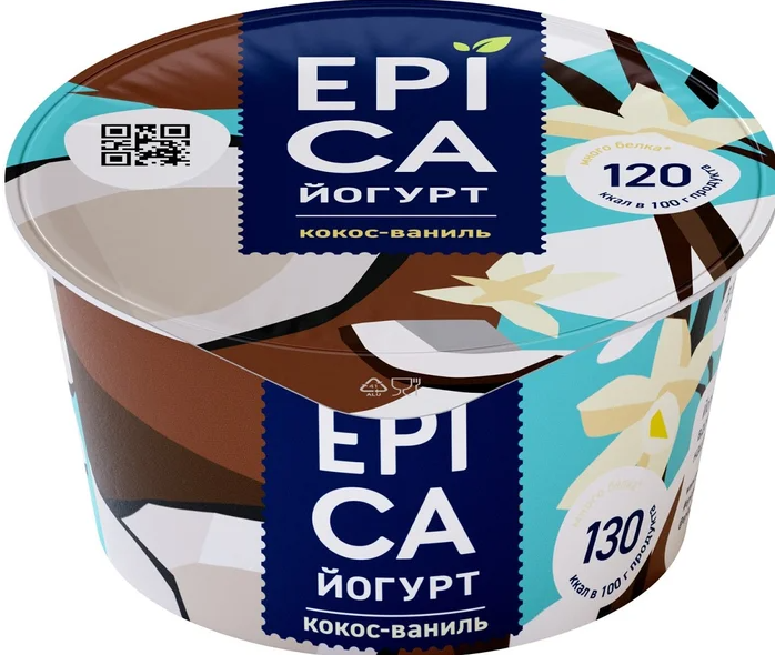 Epika йогурт кокос-ваниль 130 г