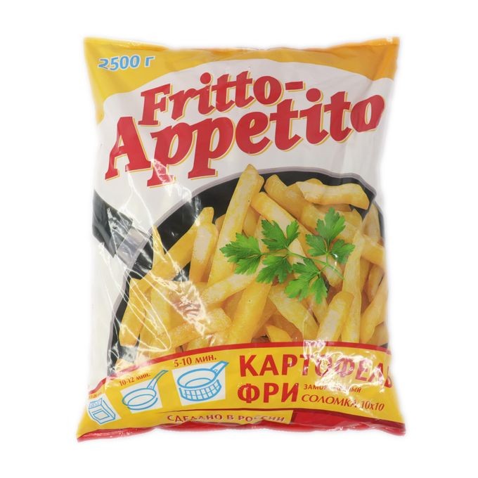 Картофель фри Fritto-appetito 2,5 кг