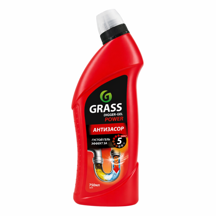 Grass DIGGER-GEL Средство для прочистки конализ.труб 750 мл