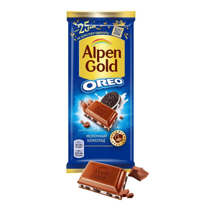 Шоколад Alpen Oreo 90 г.