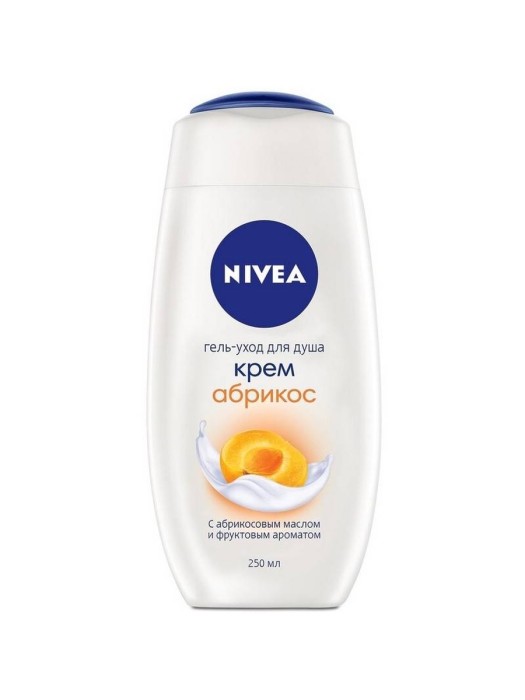 Гель-уход для душа Nivea Крем и абрикос  250 мл
