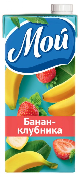 Сок Мой Банан-клубника 0,95 л