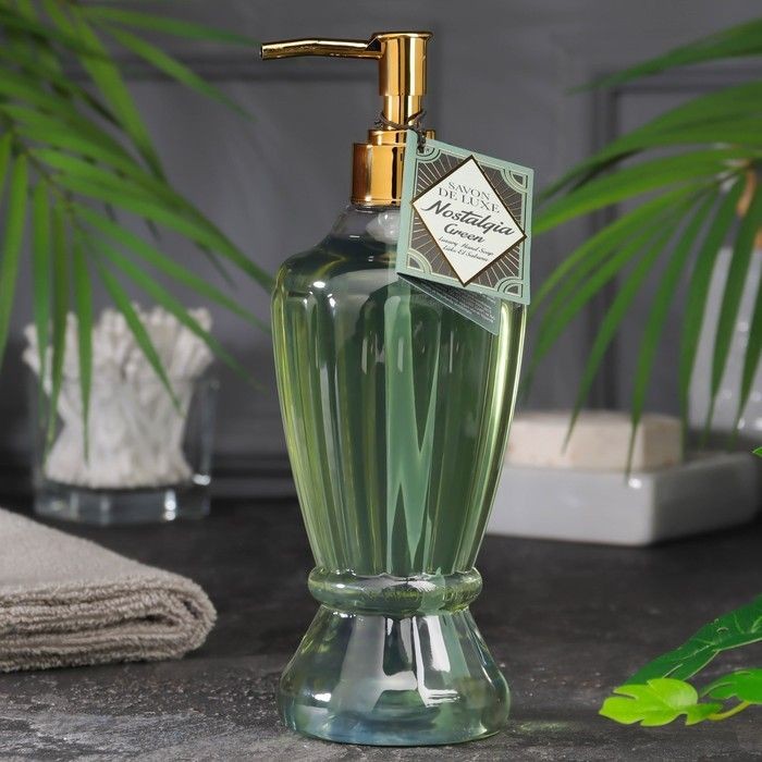 Жидкое мыло Savon de luxe (зеленый) 500 мл