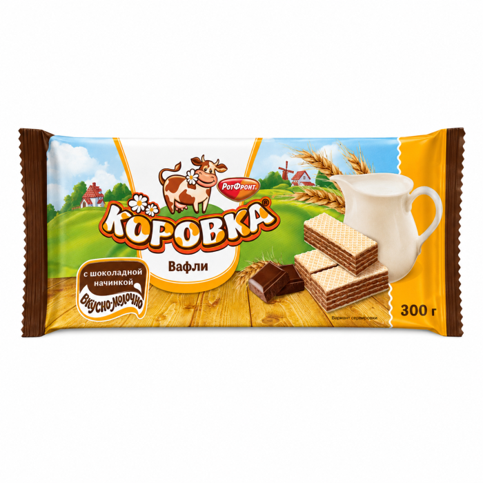 Коровка Вафли с шоколадной начинкой 300 г