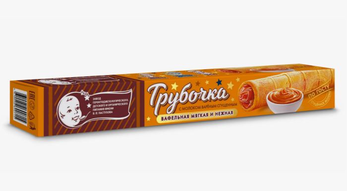 Вафельная Трубочка с млоком-сгущ-вар 65 гр