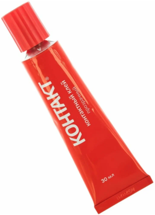 Клей контактный прозрачный 30 мл Контакт