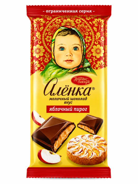Шоколад Аленка Яблочный пирог 87г