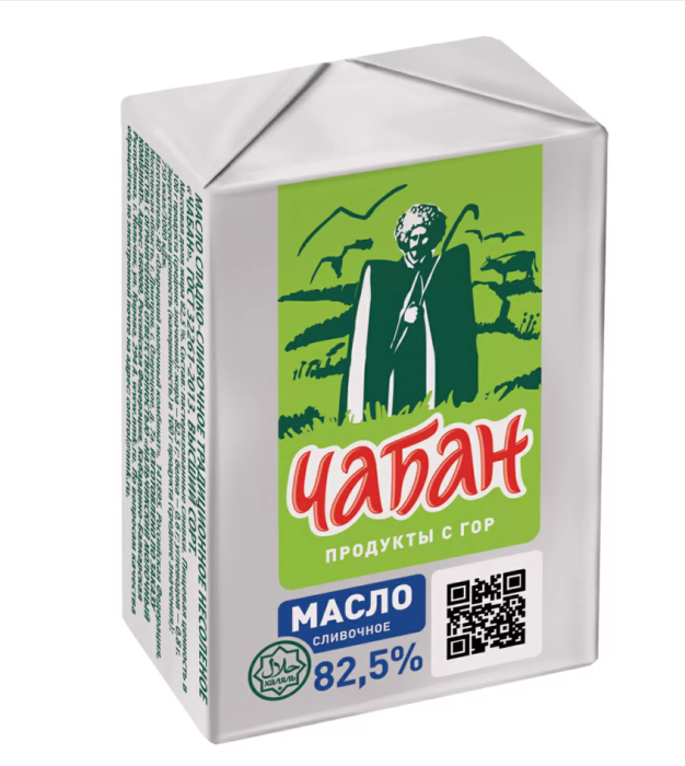 Масло Сливочное Чабан 82,5% 450 г