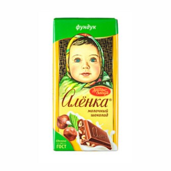 Аленка молочный шоколад с фундуком 90 г.