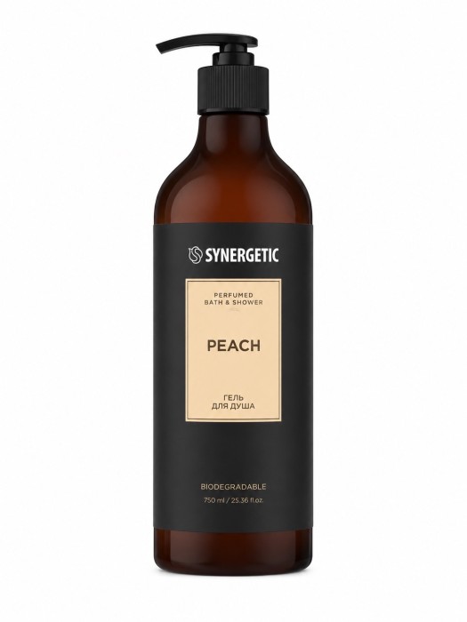 Synergetic Гель для душа Персик 750 мл