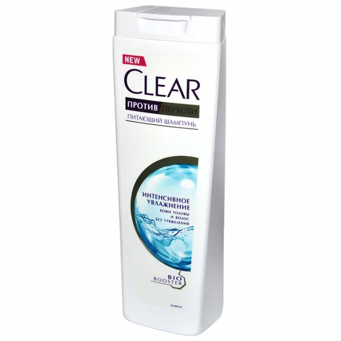 Шампунь Clear интенсивное увлажнение 400 мл.