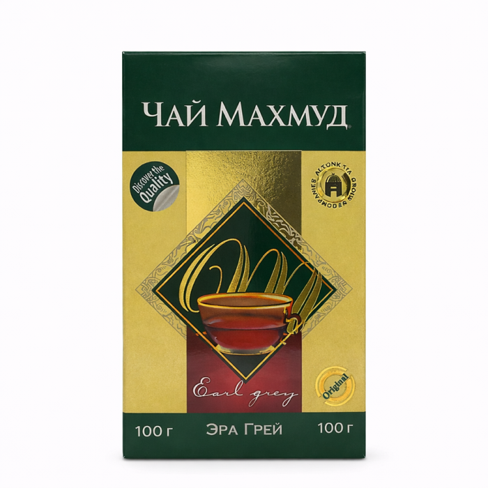 Махмуд чёрный чай с бергамотом 100 г.