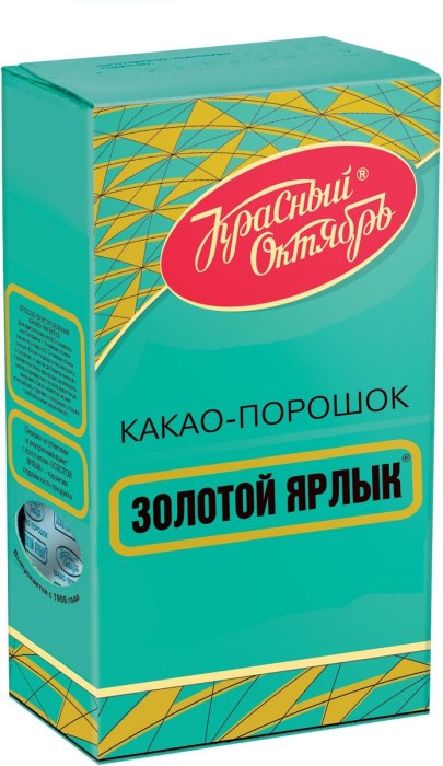 Какао-порошок Золотой ярлык 100 г.