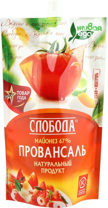 Майонез Слобода Провансаль 400 г.