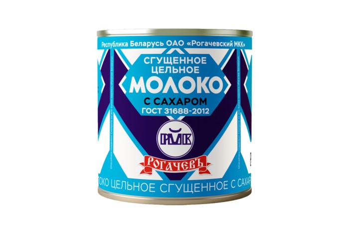 Сгущенное молоко Рогачевъ 380 гр 85,5%