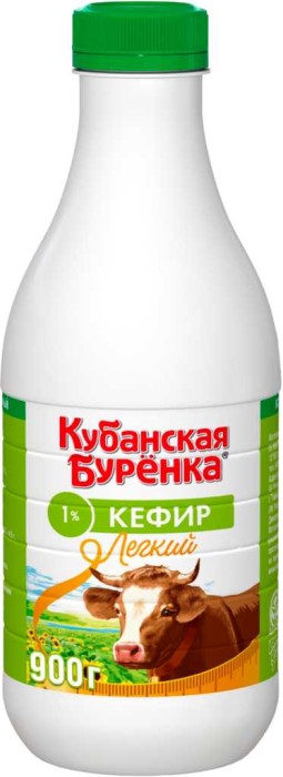 Кефир Кубанская Буренка 2,5 % 900 г