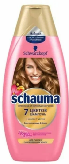 Шаума шампунь 7 цветов 380мл.