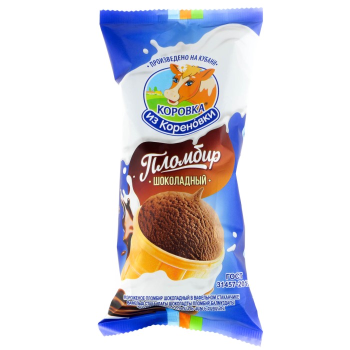 Мороженое в ваф рож 70 г шок, Коровка из Кореновки