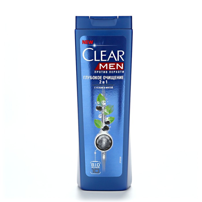 Шампунь Clear men Глубокое очищение 2в1 400 мл