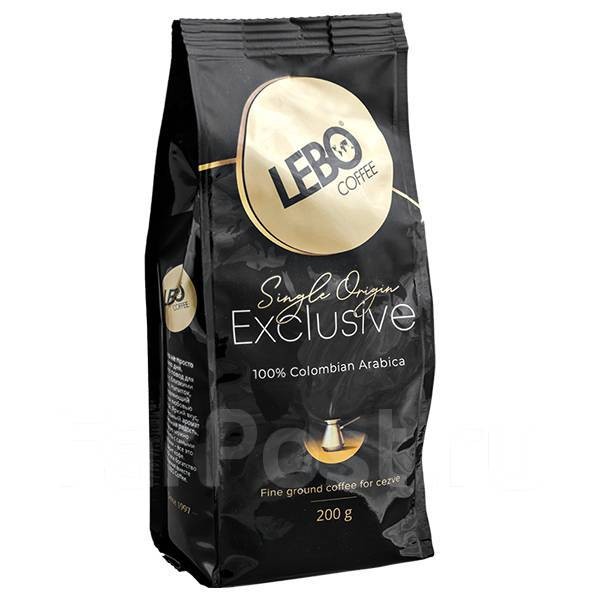 Кофе жареный в зернах Эксклюзив Lebo классик 250 г