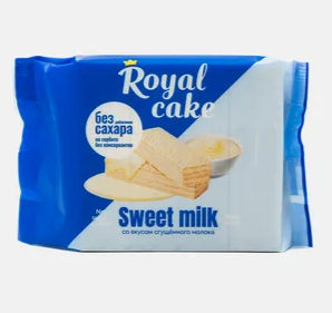Вафли Royal Cake со вкусом Сгущенного молока 120г