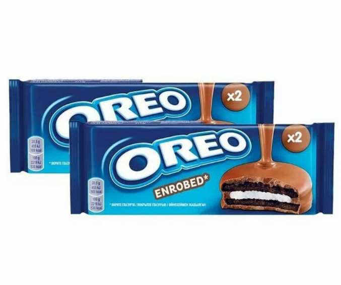 Печенье Орео в молочном шок Enrobed 41 г