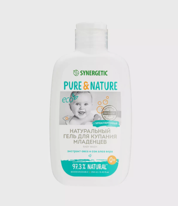 Synergetic гель для купания младенцев 250 мл