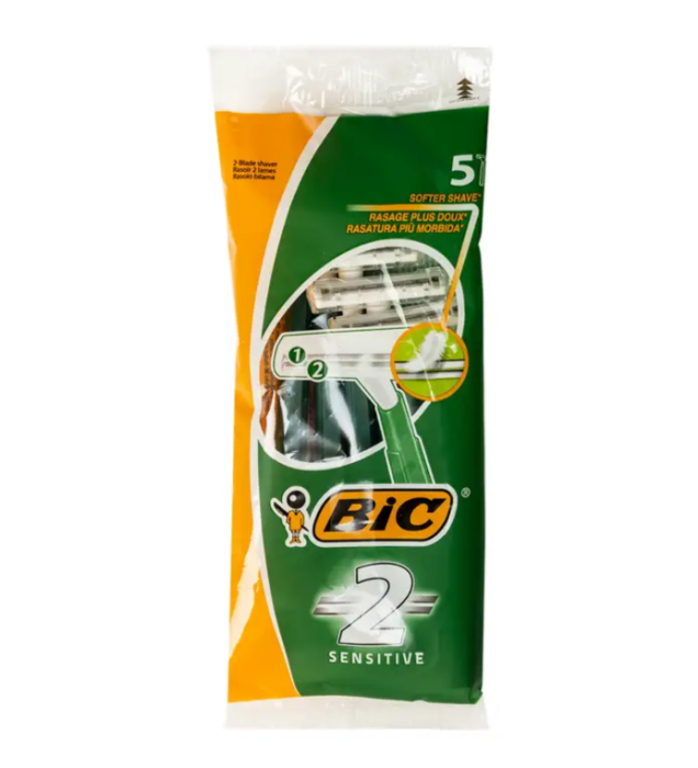 Бритва муж. Bic 2 sensitive 5 шт в уп