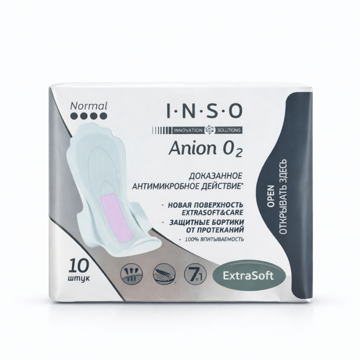 INSO прокладки женские гигиен. для критичесчких дней нормал 10 шт