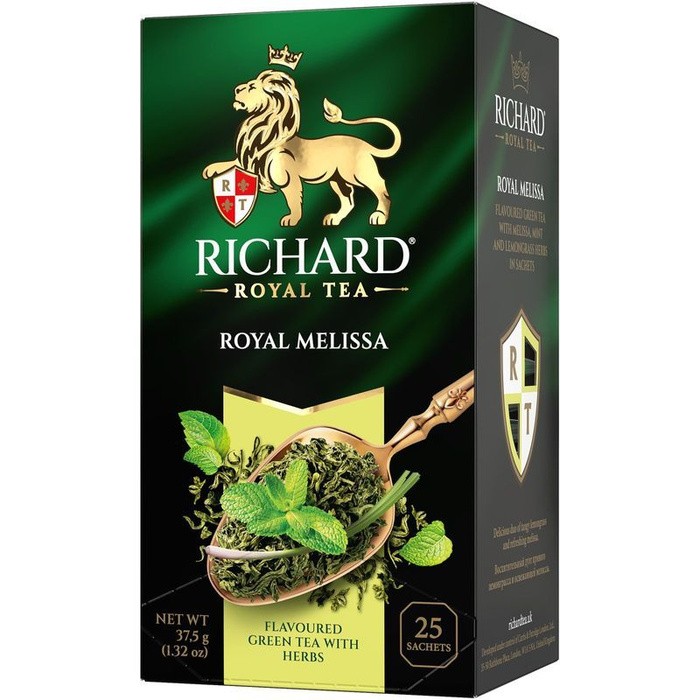 Чай Richard Royal Melissa зеленый 25 пакет