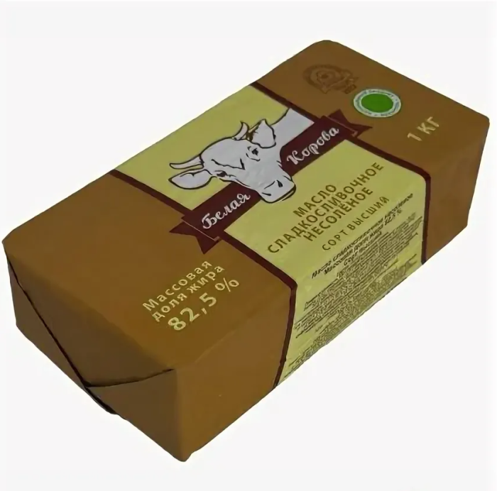 Масло Белая корова 82,5% 1 кг