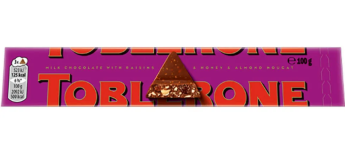 Шокола Toblerone молочный фрут энд нат 100 г