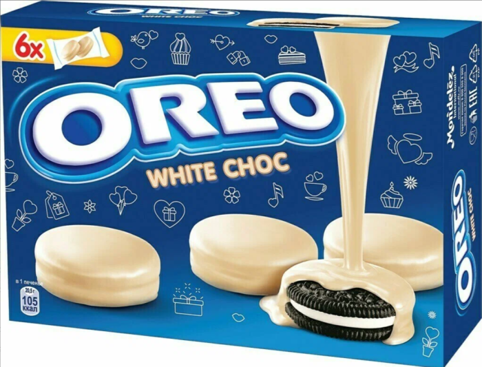 Печенье OREO в белом шоколаде 246 г