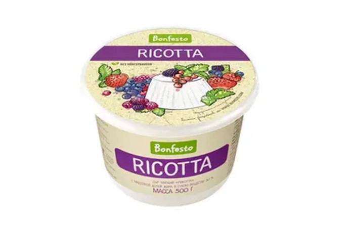 Сыр мягкий Ricotta Bonfesto 500 гр