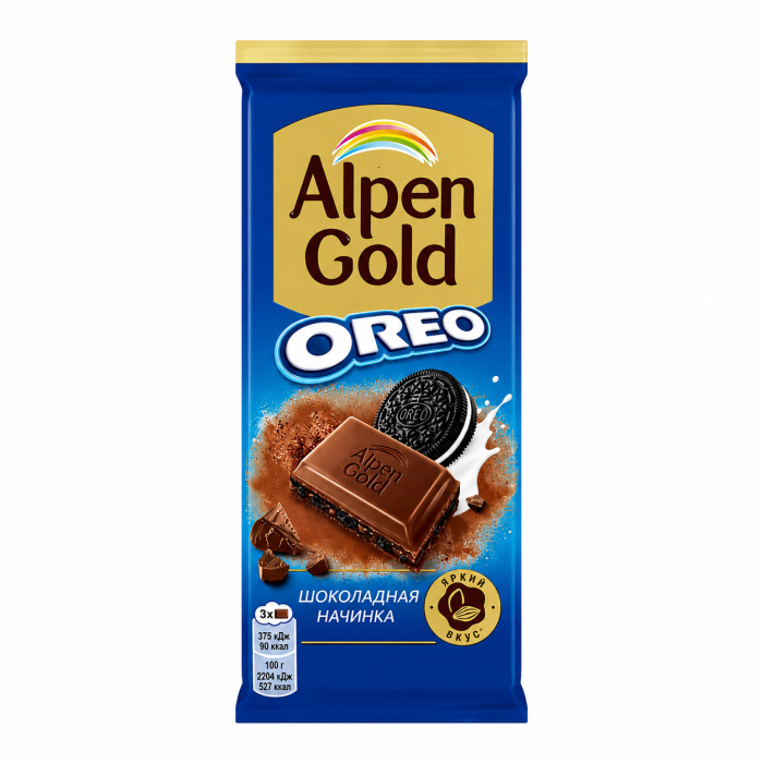 Alpen Gold Молочный Шоколад Орео 80 г