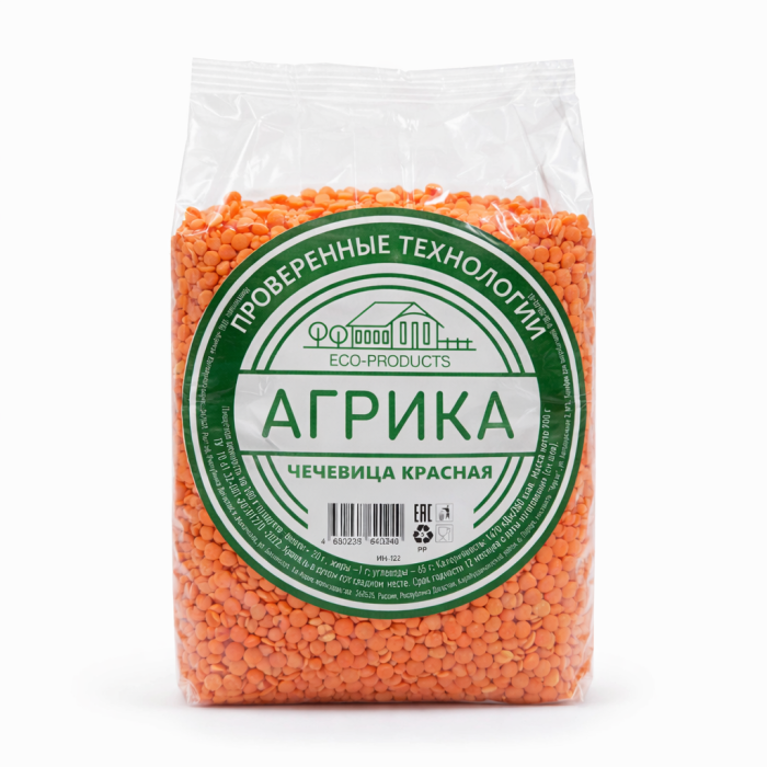 Чечевица красная Агрика 700 г