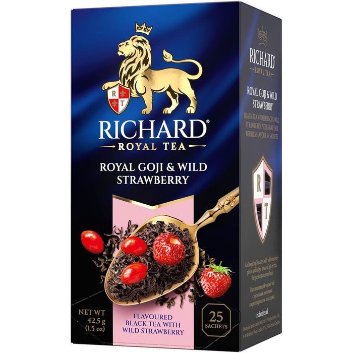 Чай Richard Royal Goji клубника 25 пакет