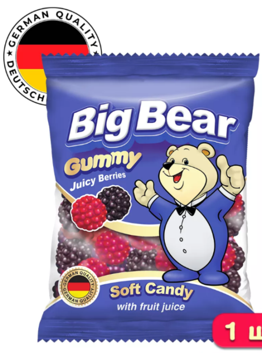 Мармелад Big Bear Сочные ягоды 80 г