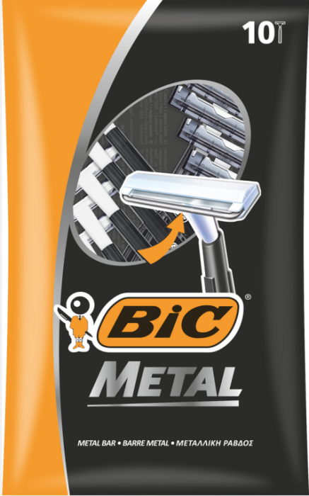 Бритва муж. Биг металл 10 шт в уп