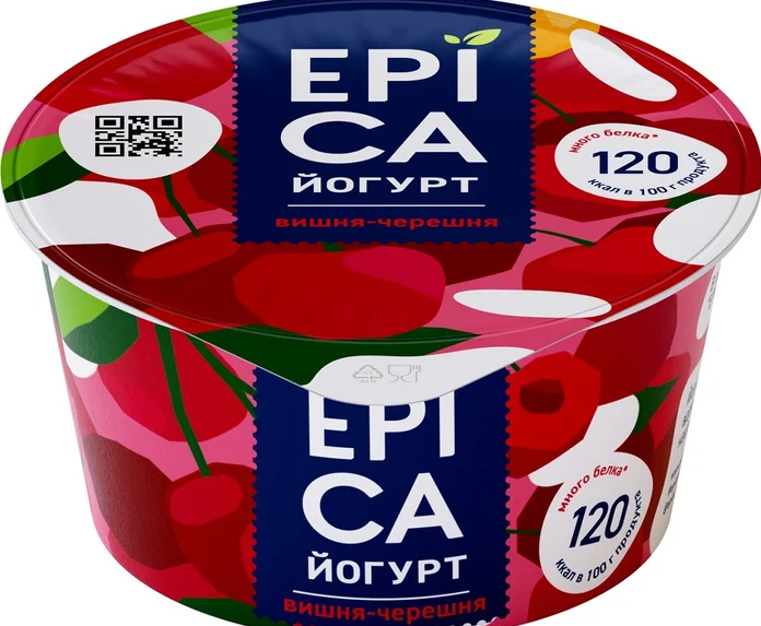 Epica йогурт вишня-черешня 130 г