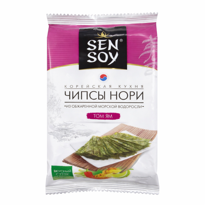 Sen Soy Чипсы Нори Том Ям 4,5 г