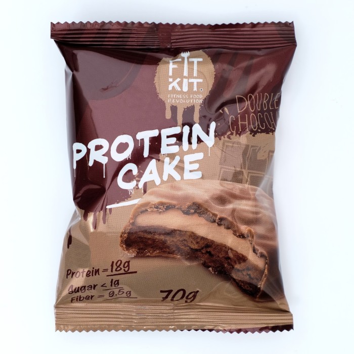 FitKit десерт глазированный protein cake шоколад кофе 70 г