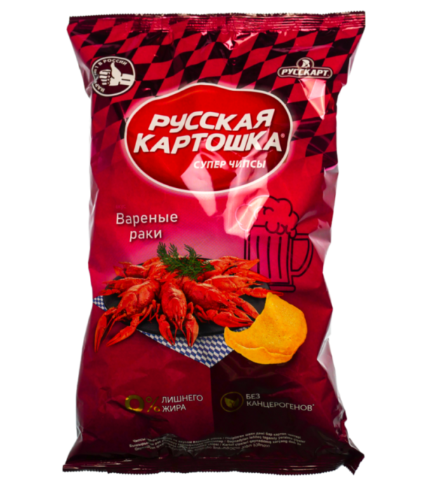 Чипсы Русская картошка раки 140 г
