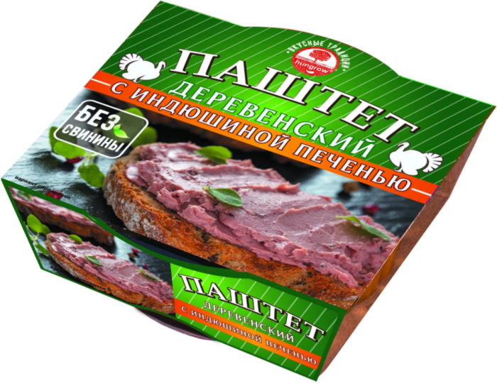 Паштет домашний с индюшиной печенью Вкусные традиции 90 г