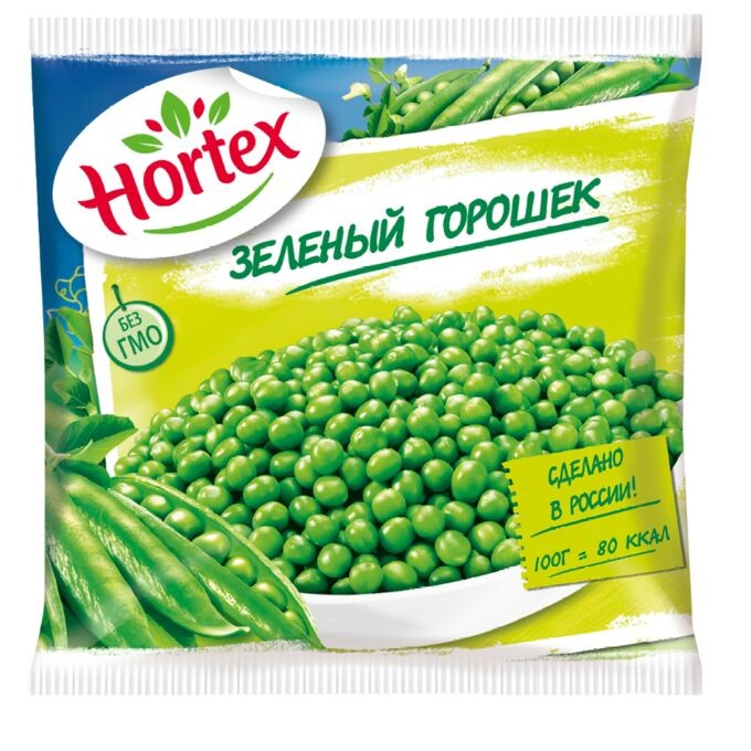 Зеленый горошек быстрозамороженный Agama 400 г