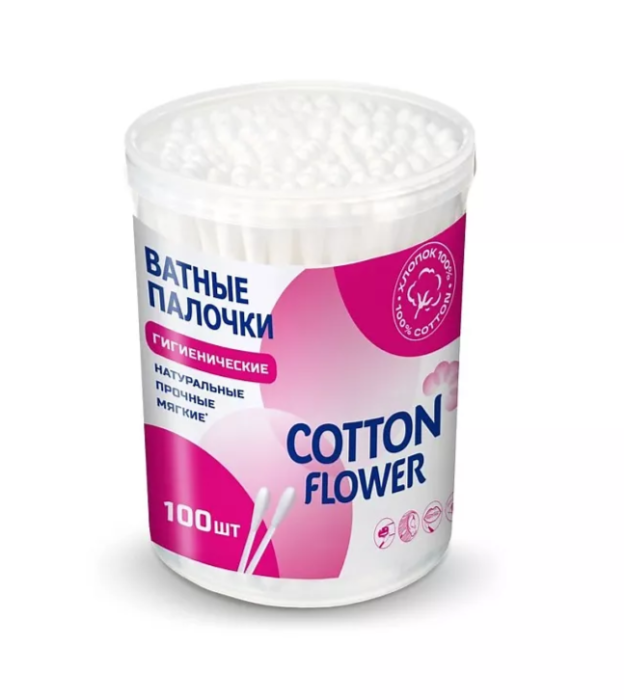 Ватные палочки Cotton 100 шт
