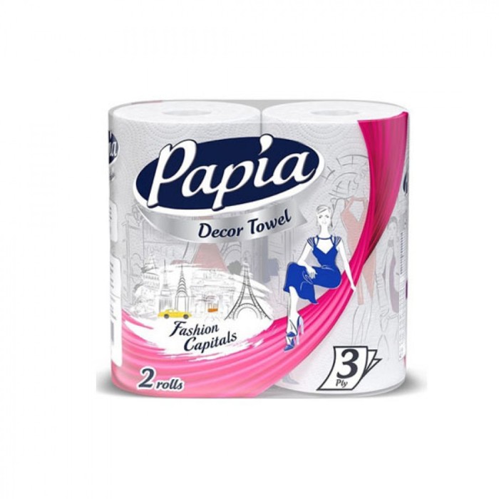 Бумаж.полотенца Papia Decor 2 рулона