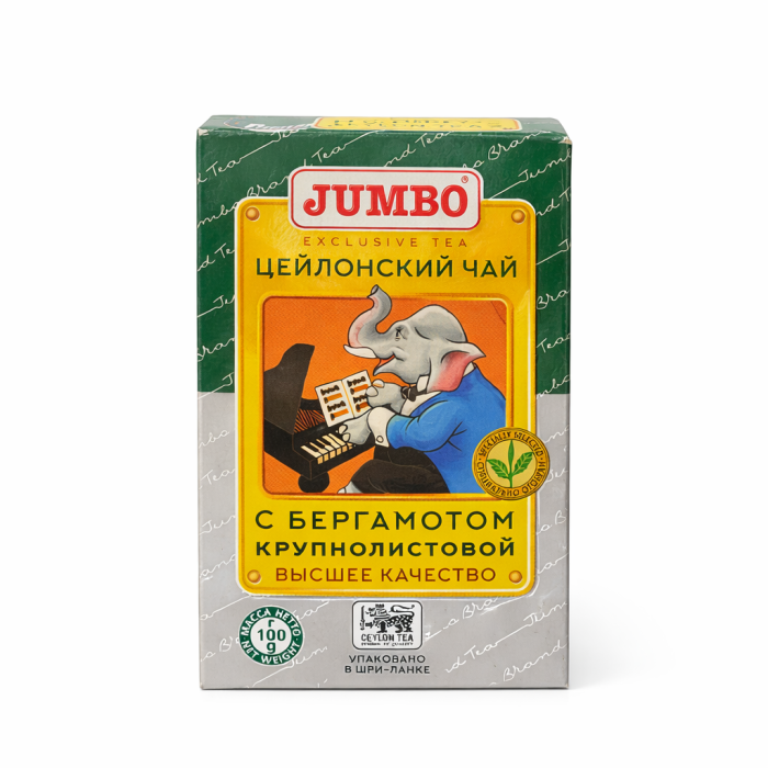 Jumbo Чай с бергамотом крупнолистовый 100 г.