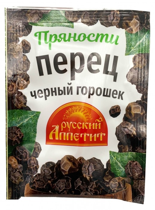 Перец черный молотый Русский аппетит 10 г.