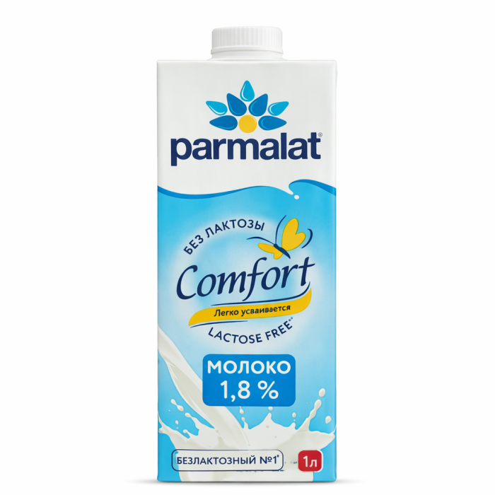 Parmalat Молоко Без лактозы 1,8% 1 л